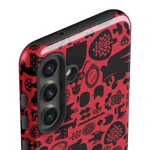 Disney Snow White Icon Pattern Galaxy S25 Plus Impact Case